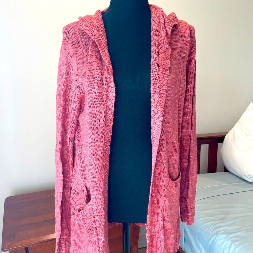 Pink rose cardigan